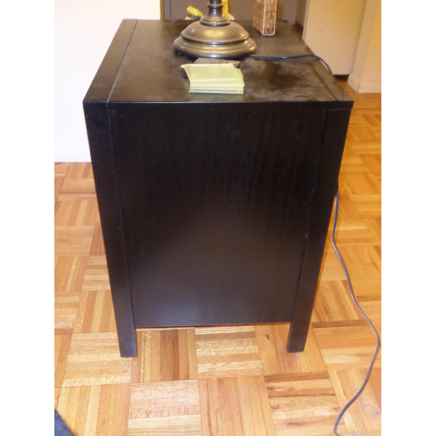 Wood Nightstand - image-2