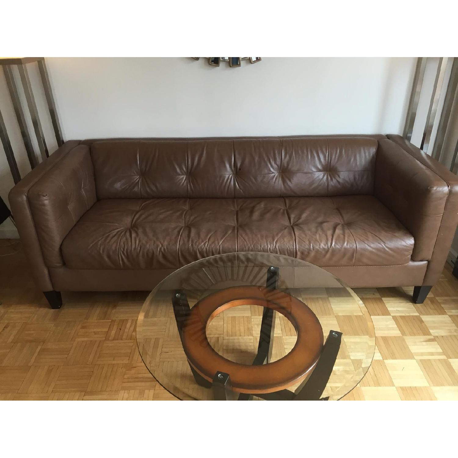 Modern Leather Sofa - image-1