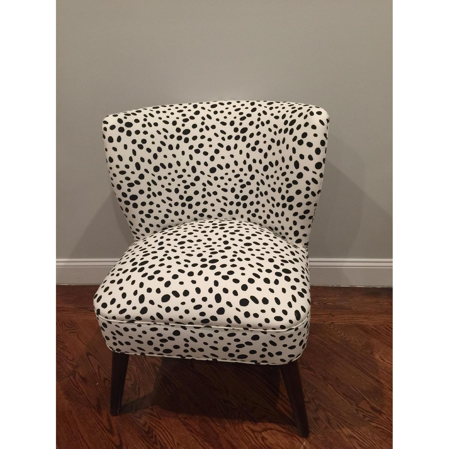 Skyline Furniture Togo Black & White Armless Chair - 2 Avail - image-2