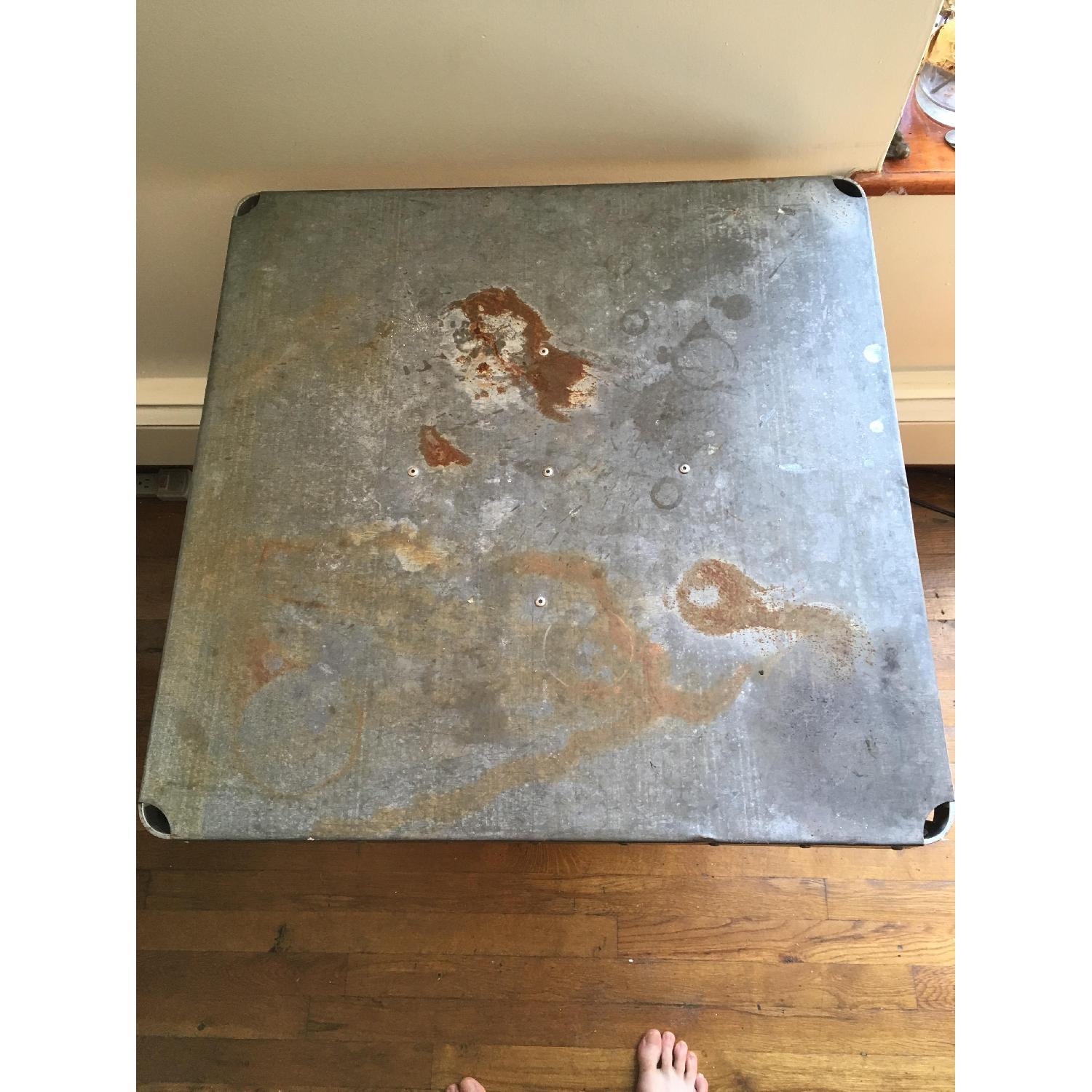 Rustic Industrial Modern Metal Table - image-2