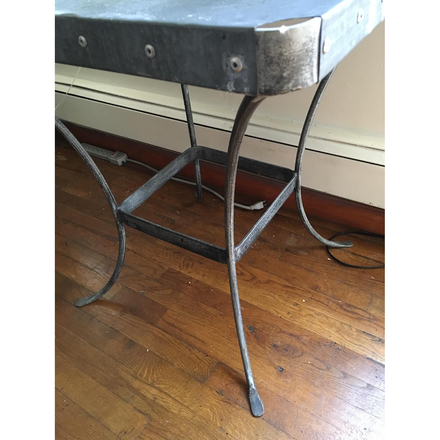 Rustic Industrial Modern Metal Table - image-3