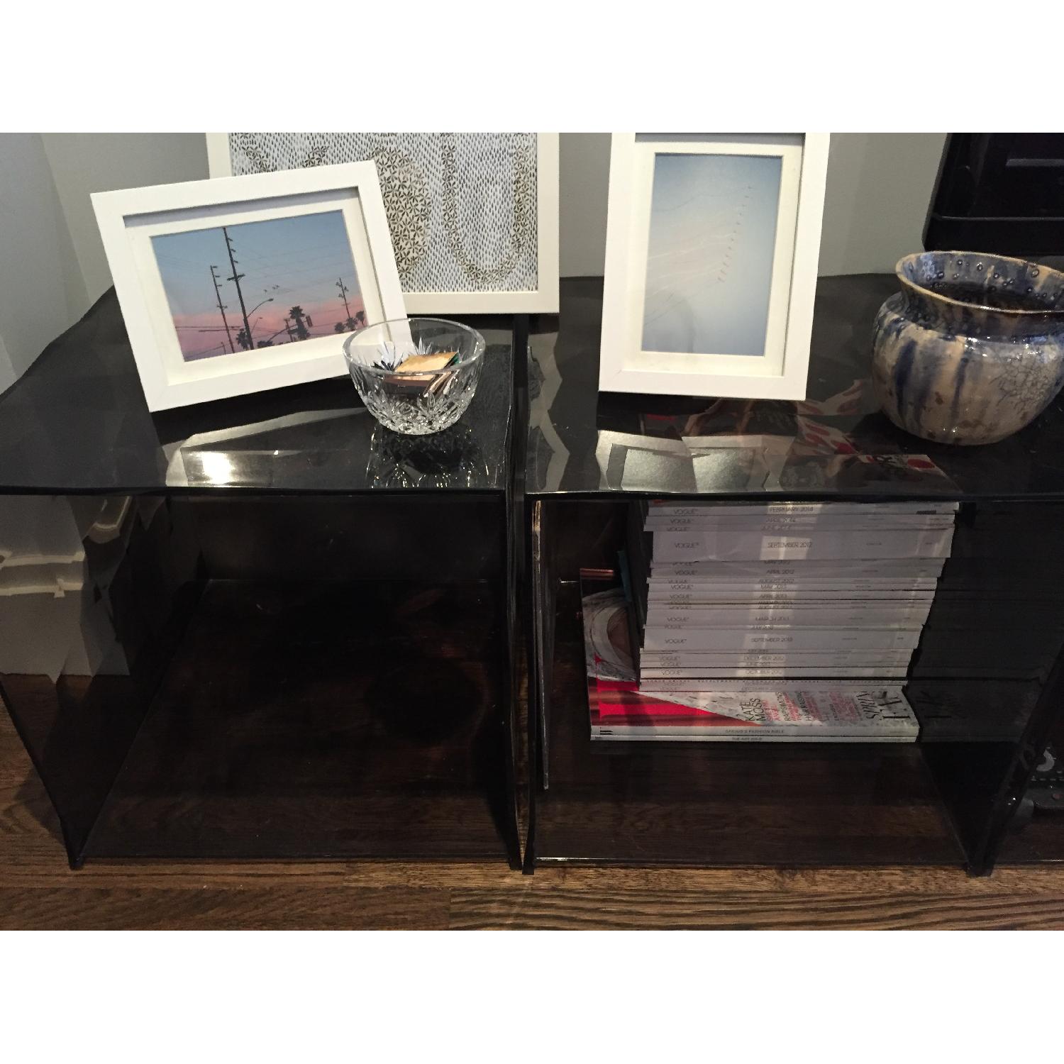 Kartell Optic Cubes in Transparent Smoke Color - Set of 6 - image-3