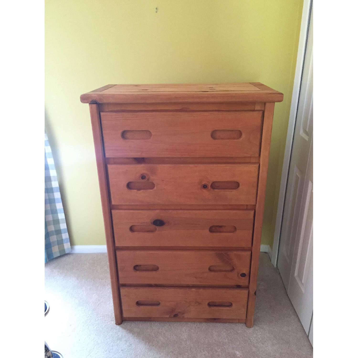 Solid Pine Chest of Drawers - image-1