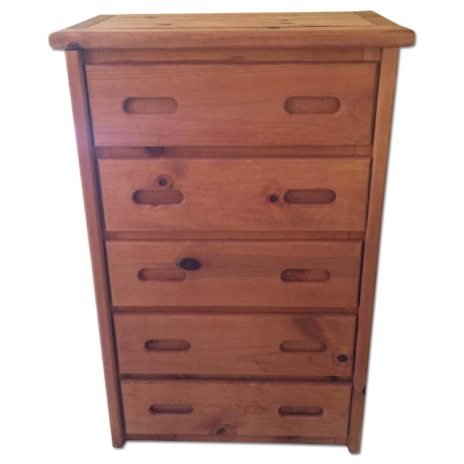 Solid Pine Chest of Drawers - image-0