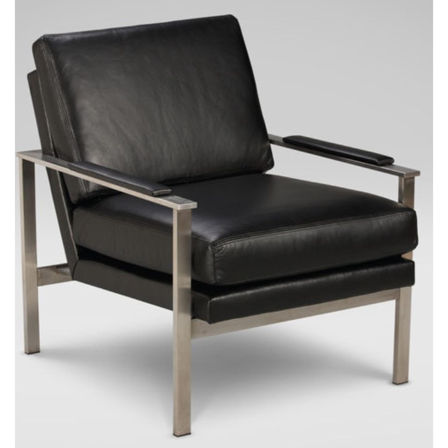 Ethan Allen Jericho Leather Chair - image-3