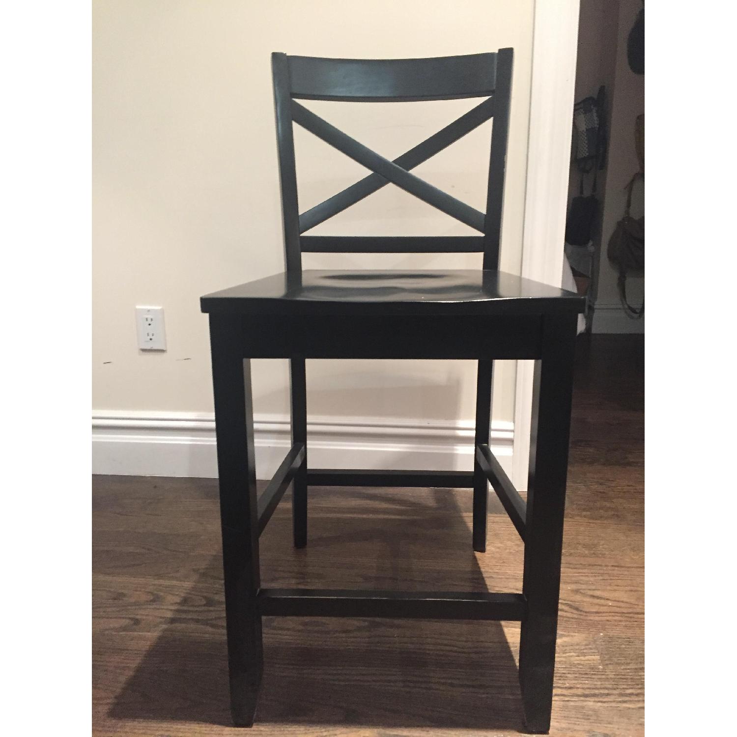 Target Black Counter Stools - Set of 3 - image-1