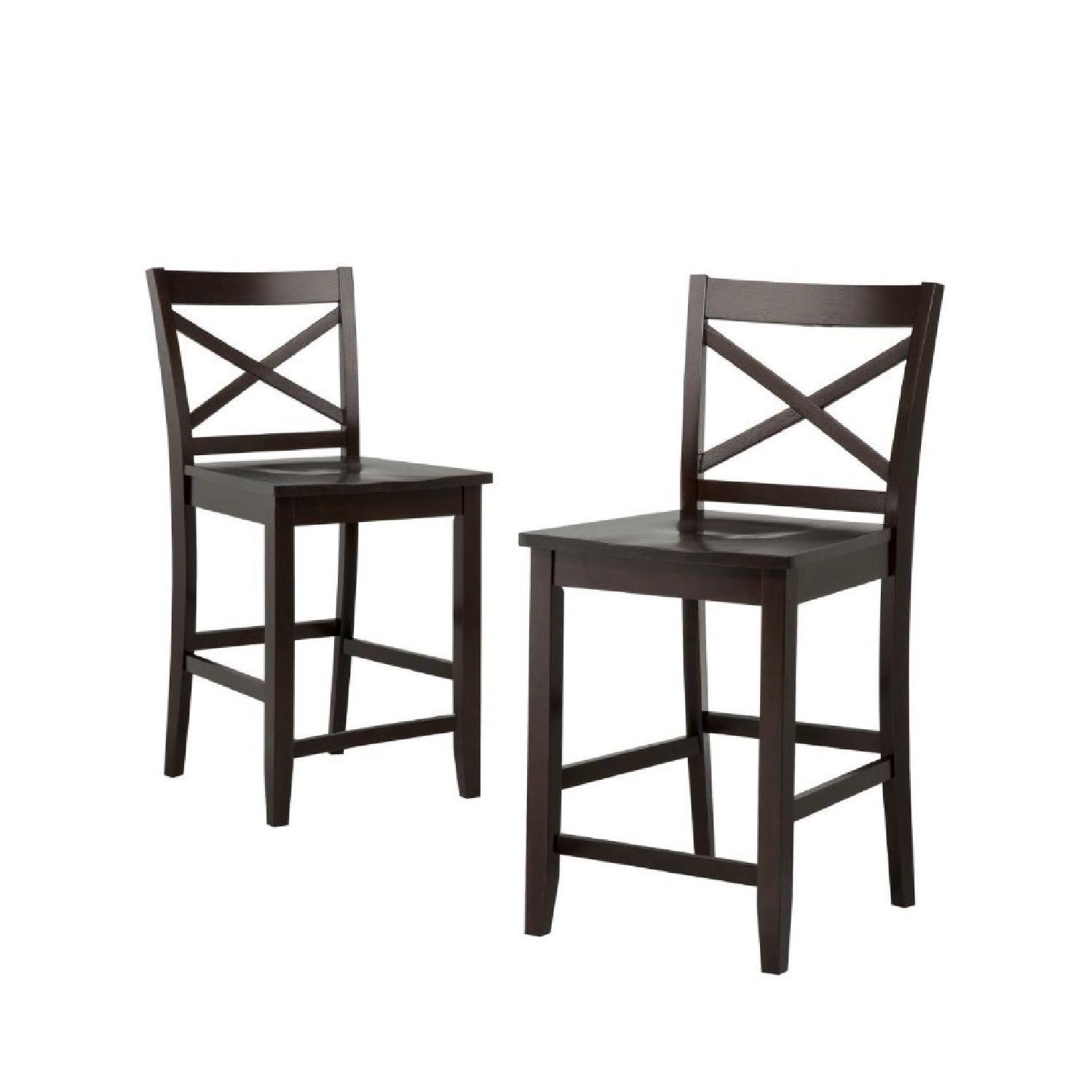 Target Black Counter Stools - Set of 3 - image-3
