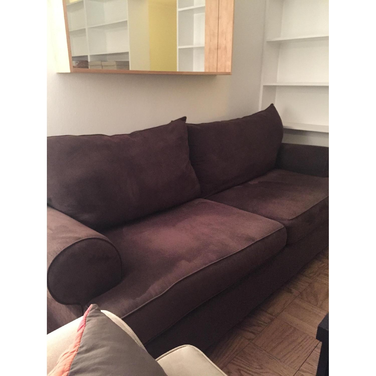 Raymour & Flanigan Vegas Microfiber Sofa - image-1