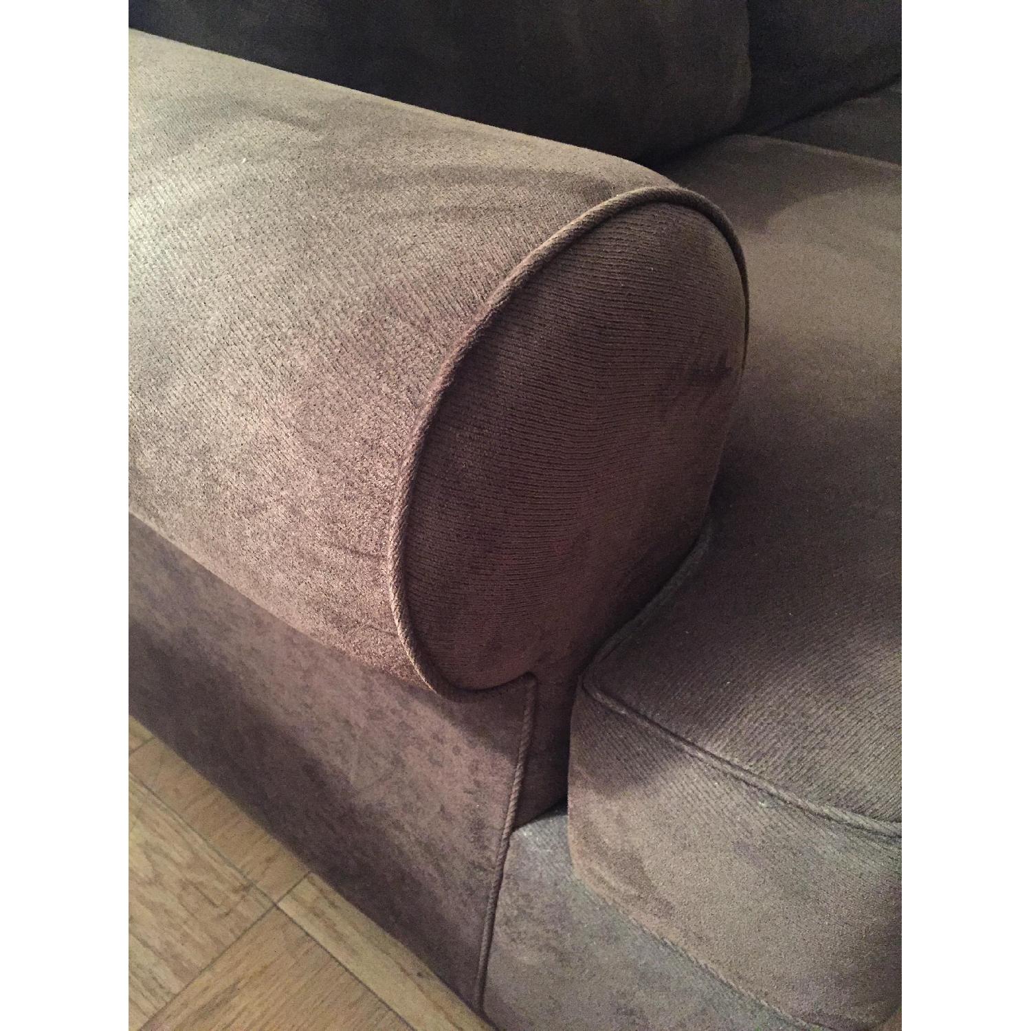 Raymour & Flanigan Vegas Microfiber Sofa - image-3