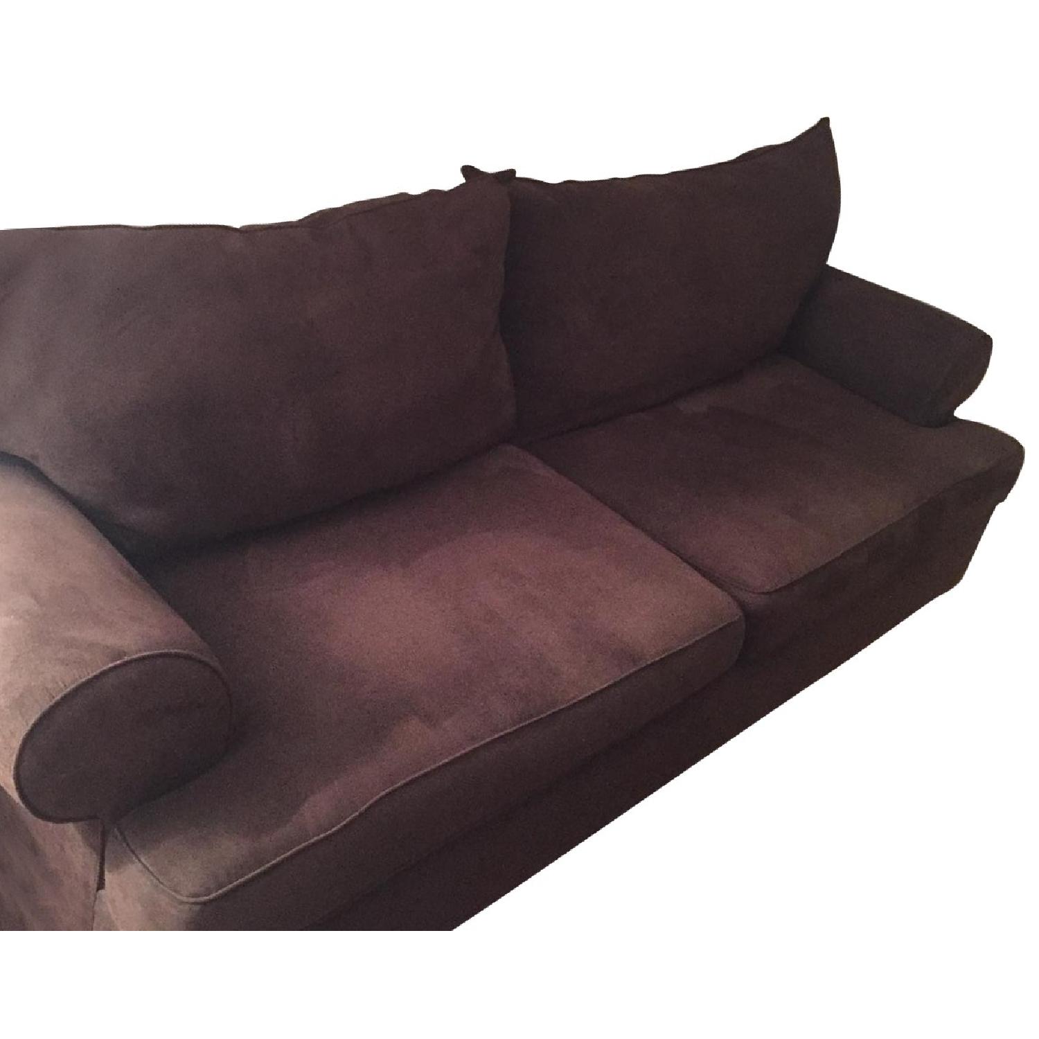 Raymour & Flanigan Vegas Microfiber Sofa - image-0