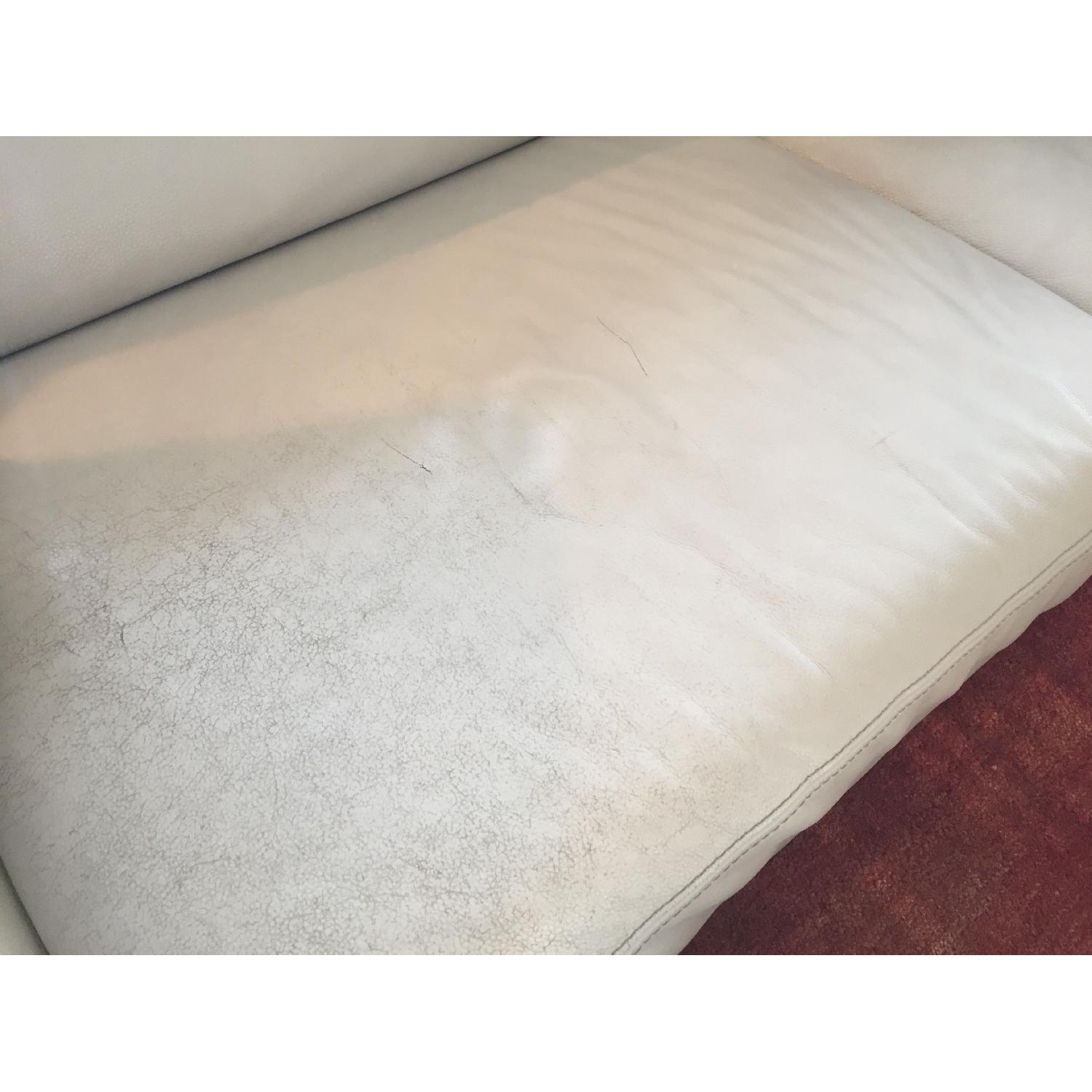 W Schillig Leather Sectional Sofa w/ Ottoman - image-6