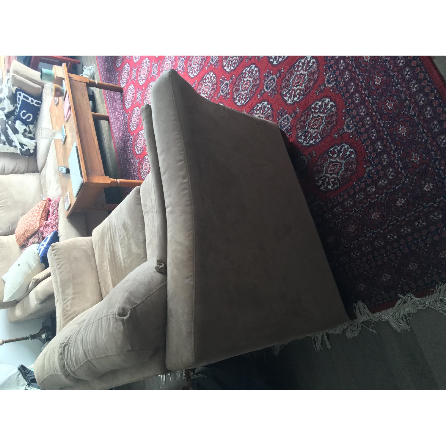 Jennifer Convertibles Beige Loveseat - image-5