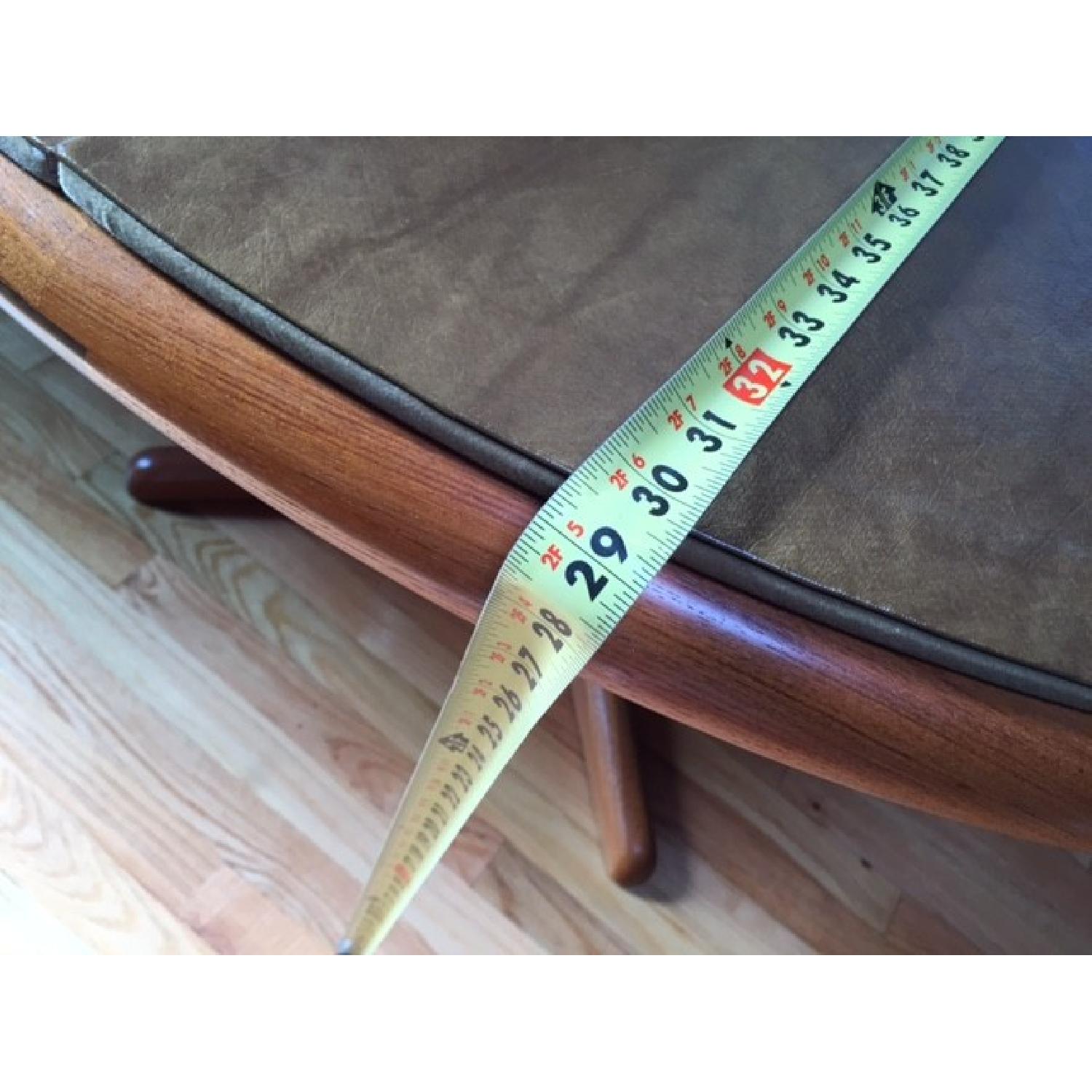 Mid-Century Modern Solid Wood Round Dining Table - image-8