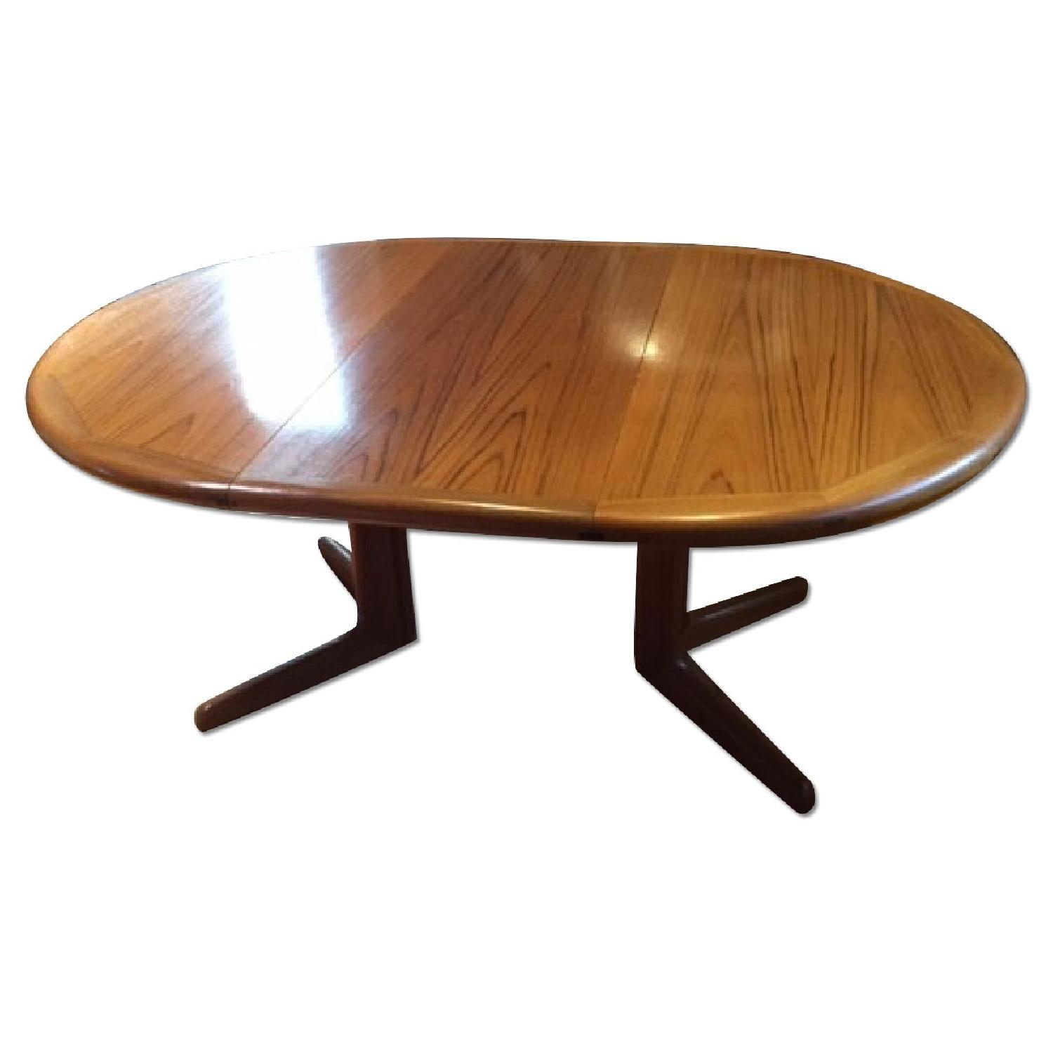 Mid-Century Modern Solid Wood Round Dining Table - image-16