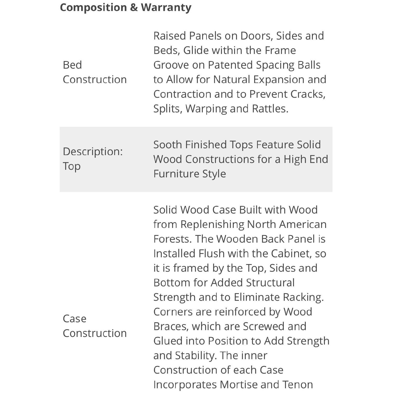 Durham Furniture Solid Cherry Wood 6 Piece Bedroom Set - image-8