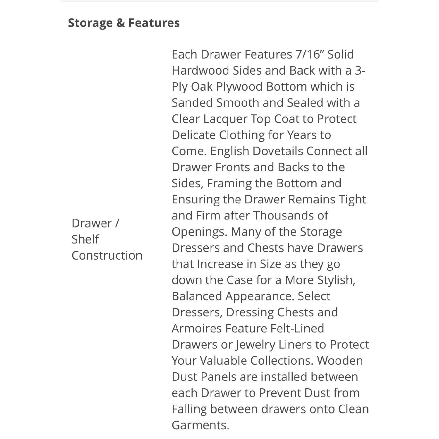 Durham Furniture Solid Cherry Wood 6 Piece Bedroom Set - image-9