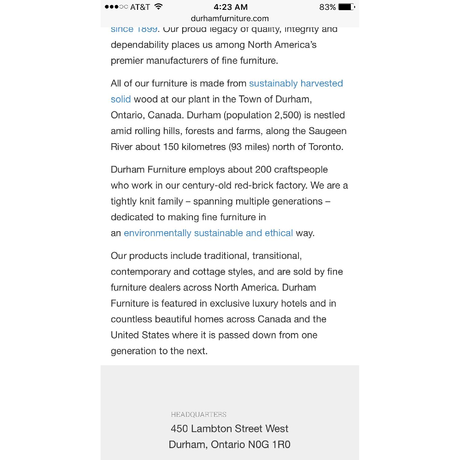 Durham Furniture Solid Cherry Wood 6 Piece Bedroom Set - image-11