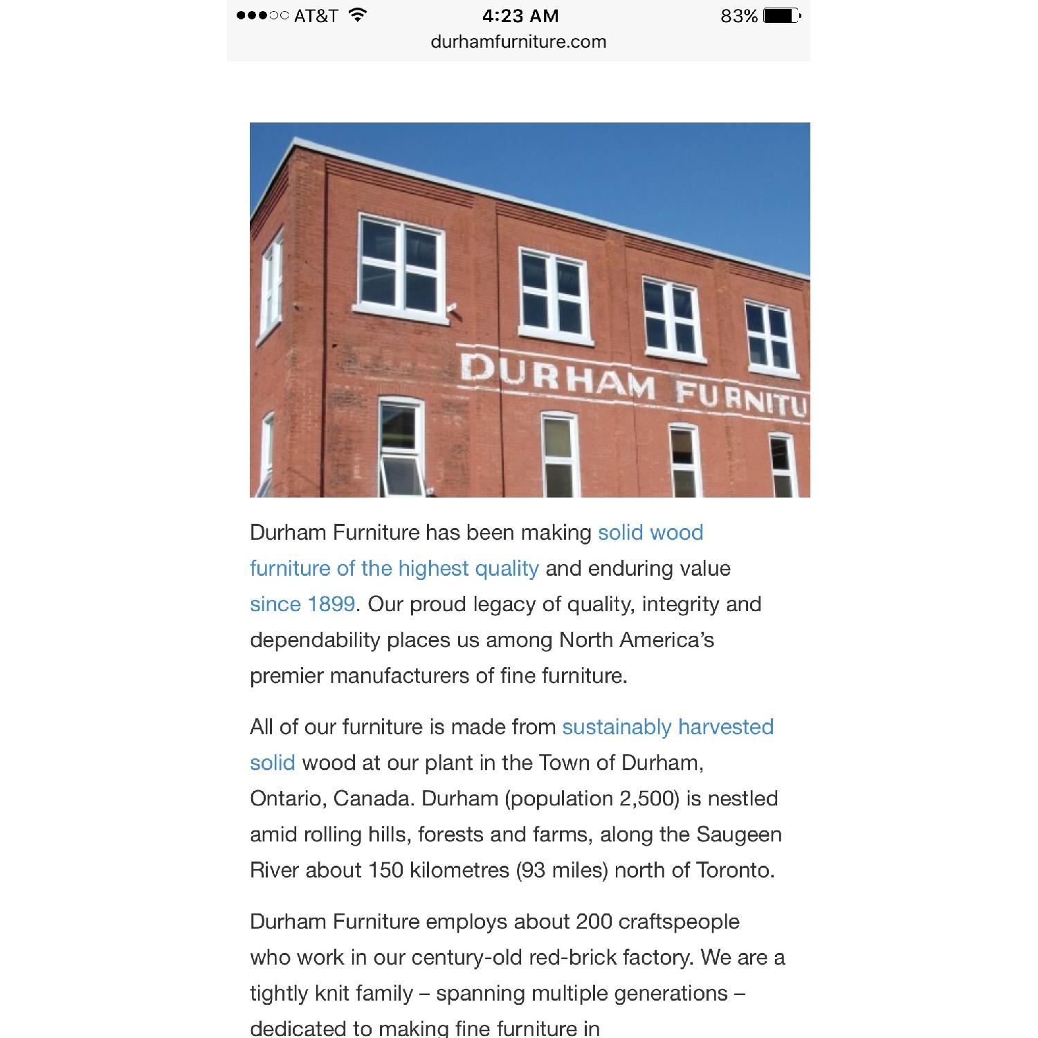 Durham Furniture Solid Cherry Wood 6 Piece Bedroom Set - image-14