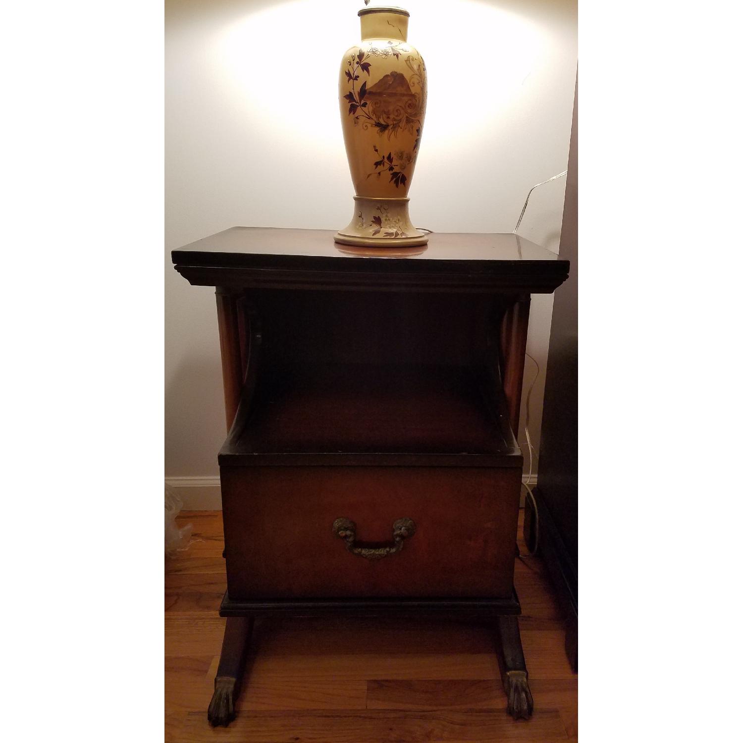 Antique Night Table - 2 Available - image-3