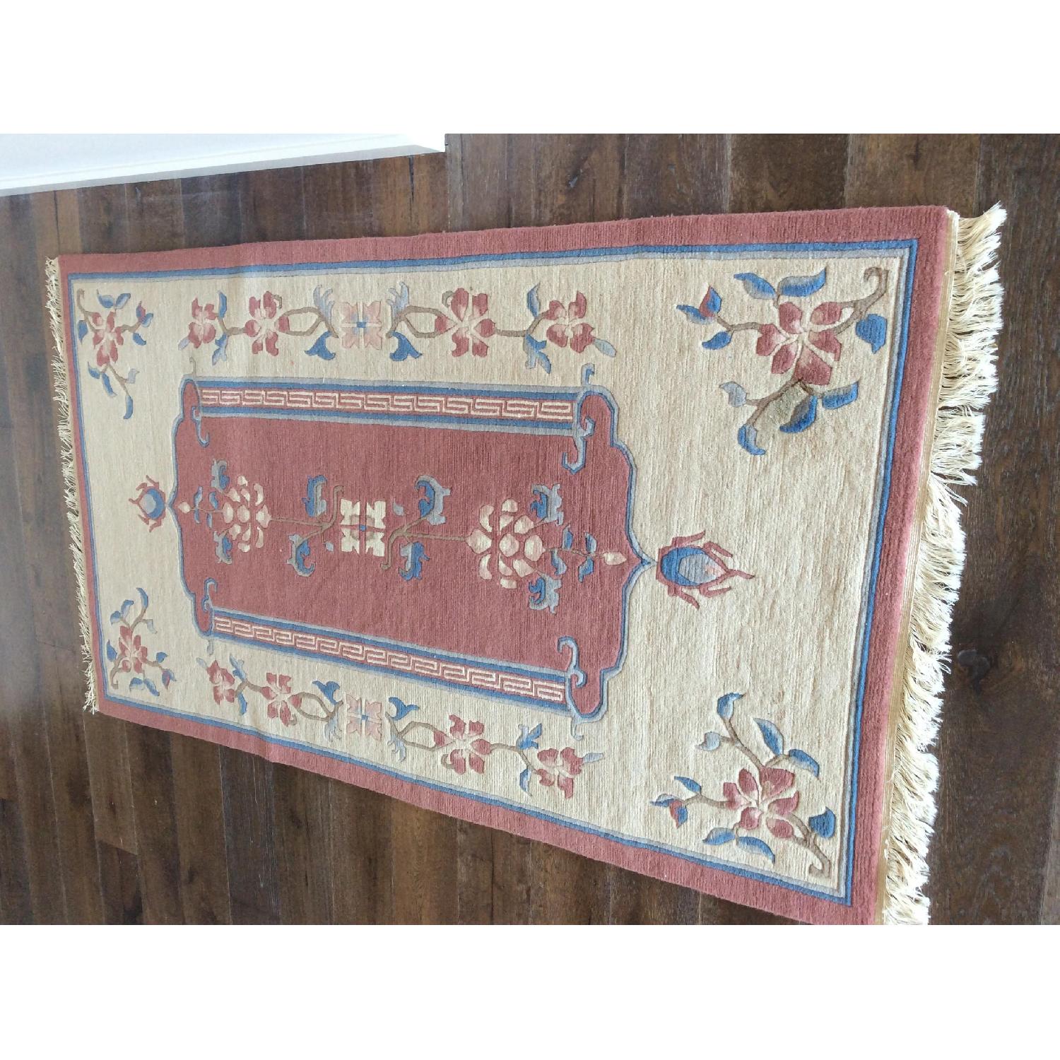 Nepalese Tufted Wool Rug - image-5