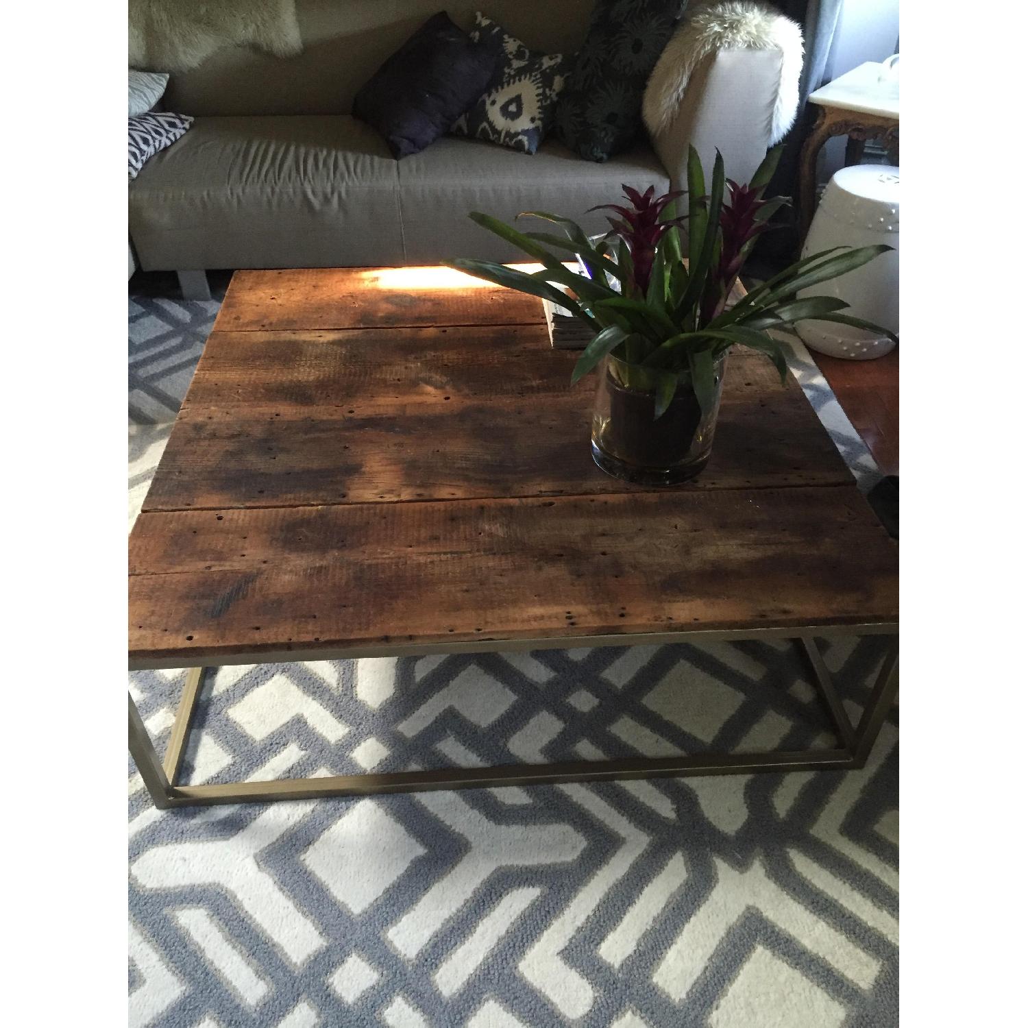 Custom Reclaimed Barnwood Coffee Table - image-1