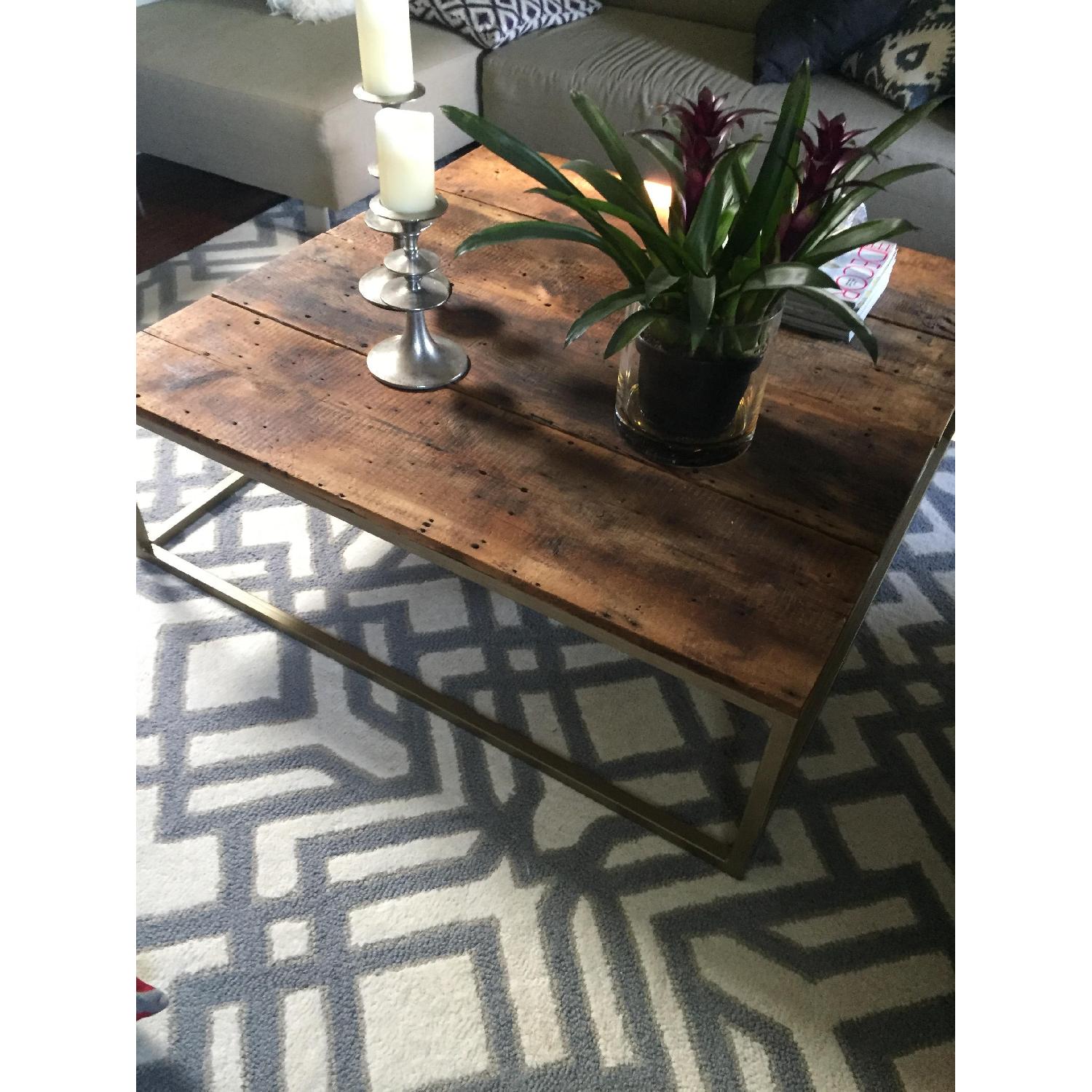 Custom Reclaimed Barnwood Coffee Table - image-2