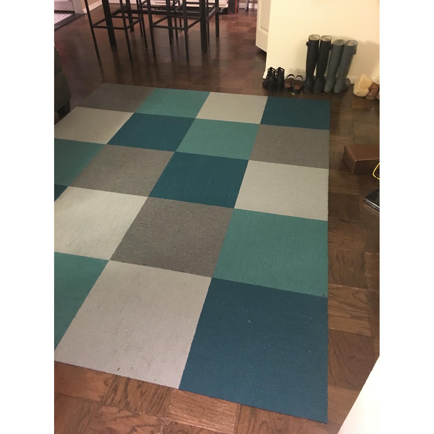 Flor Blue/Teal/Grey Rug - image-1