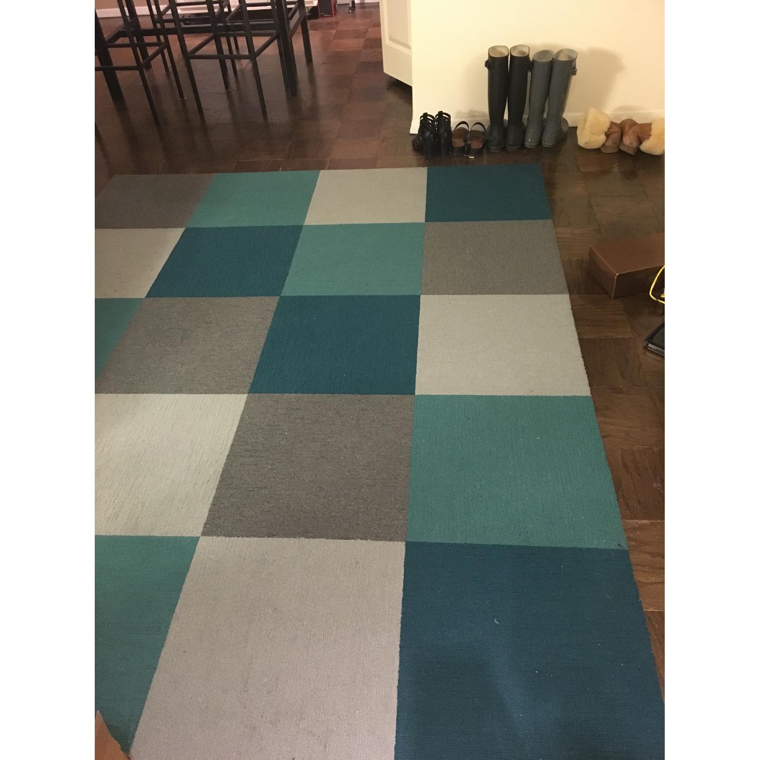 Flor Blue/Teal/Grey Rug - image-2