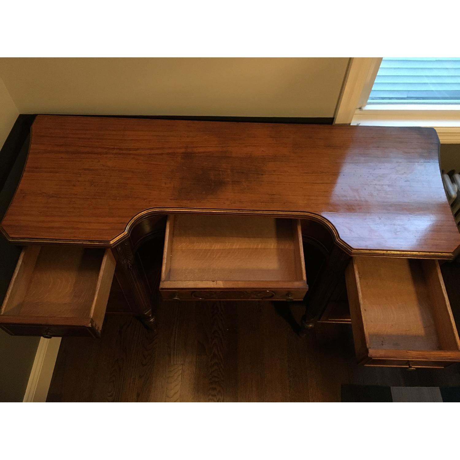 Antique Art Deco Desk - image-5