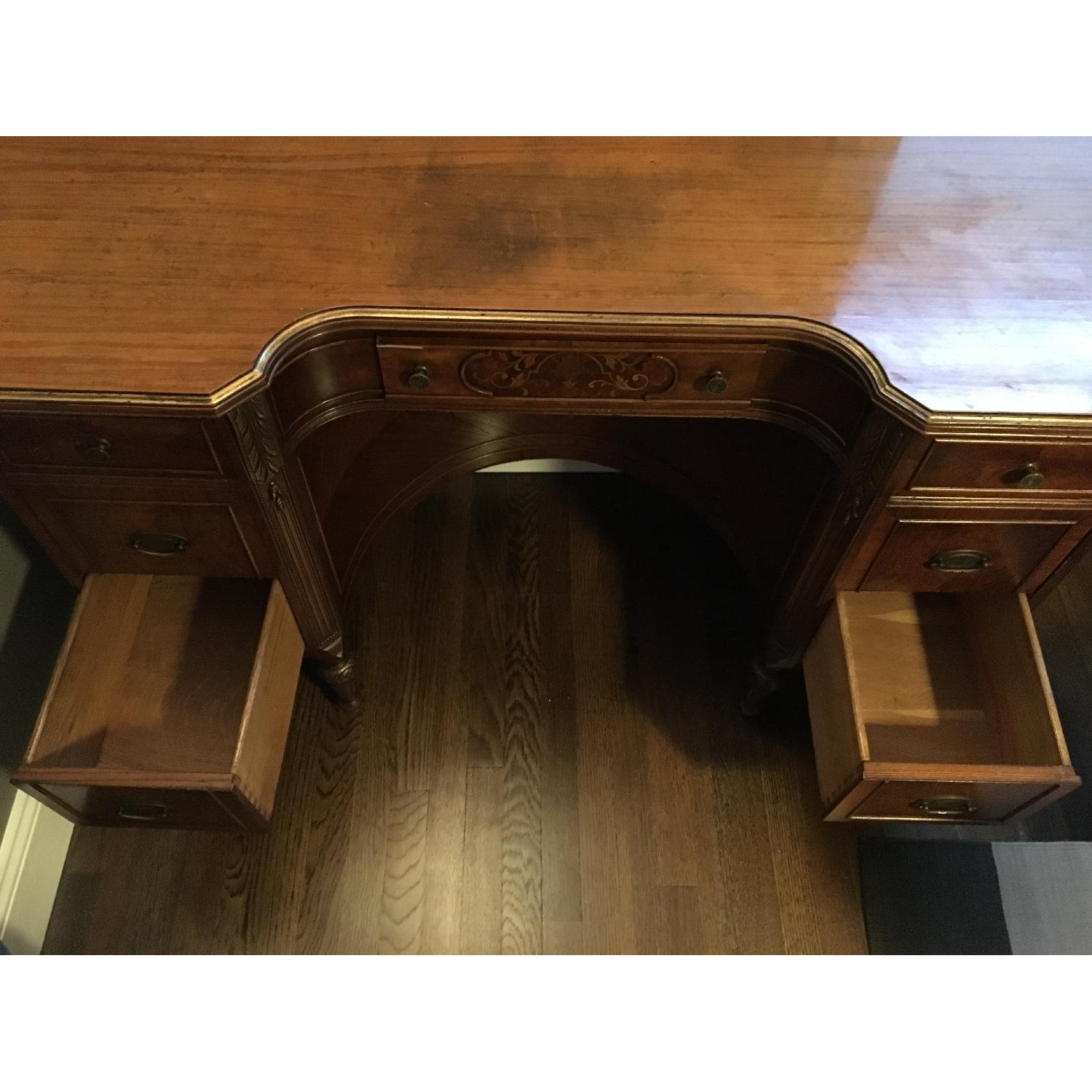 Antique Art Deco Desk - image-8