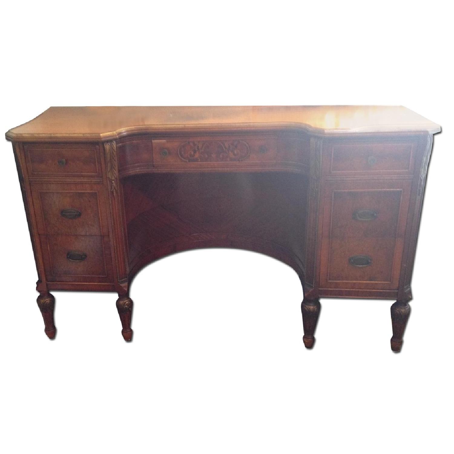 Antique Art Deco Desk - image-0