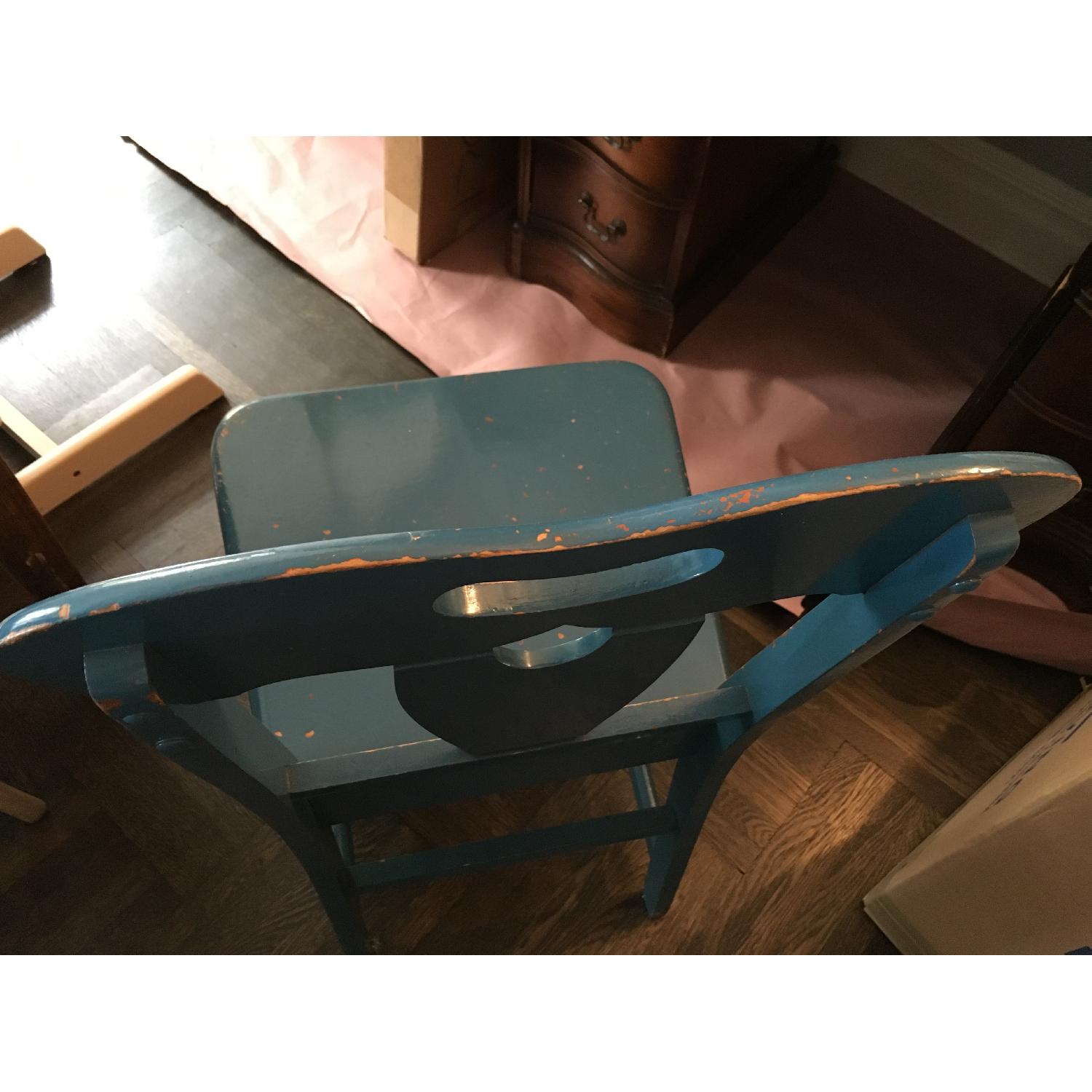 Solid Wood Shabby Chic Chair - image-1
