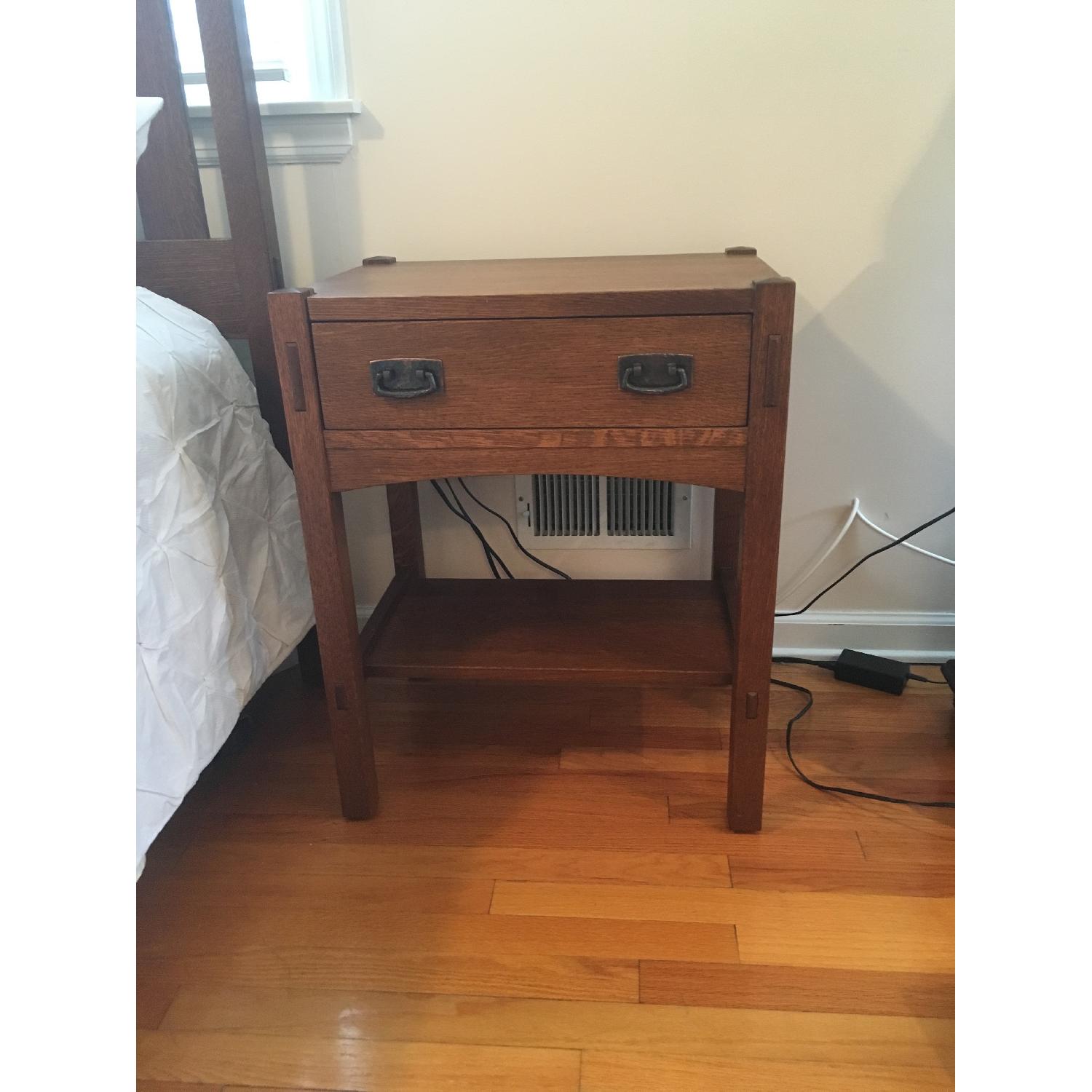 Stickley Mission Style Nightstands - Pair - image-1