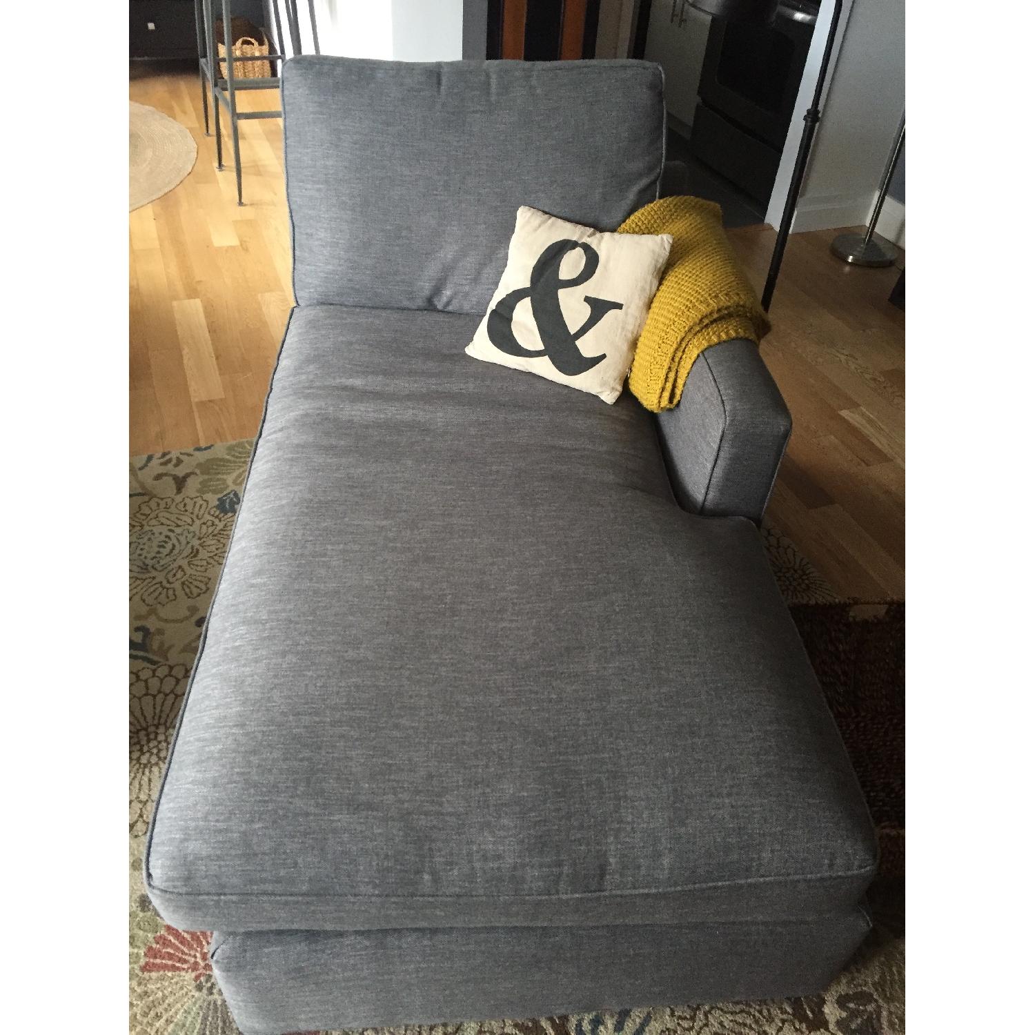 Crate & Barrel Davis Right Arm Chaise - image-1