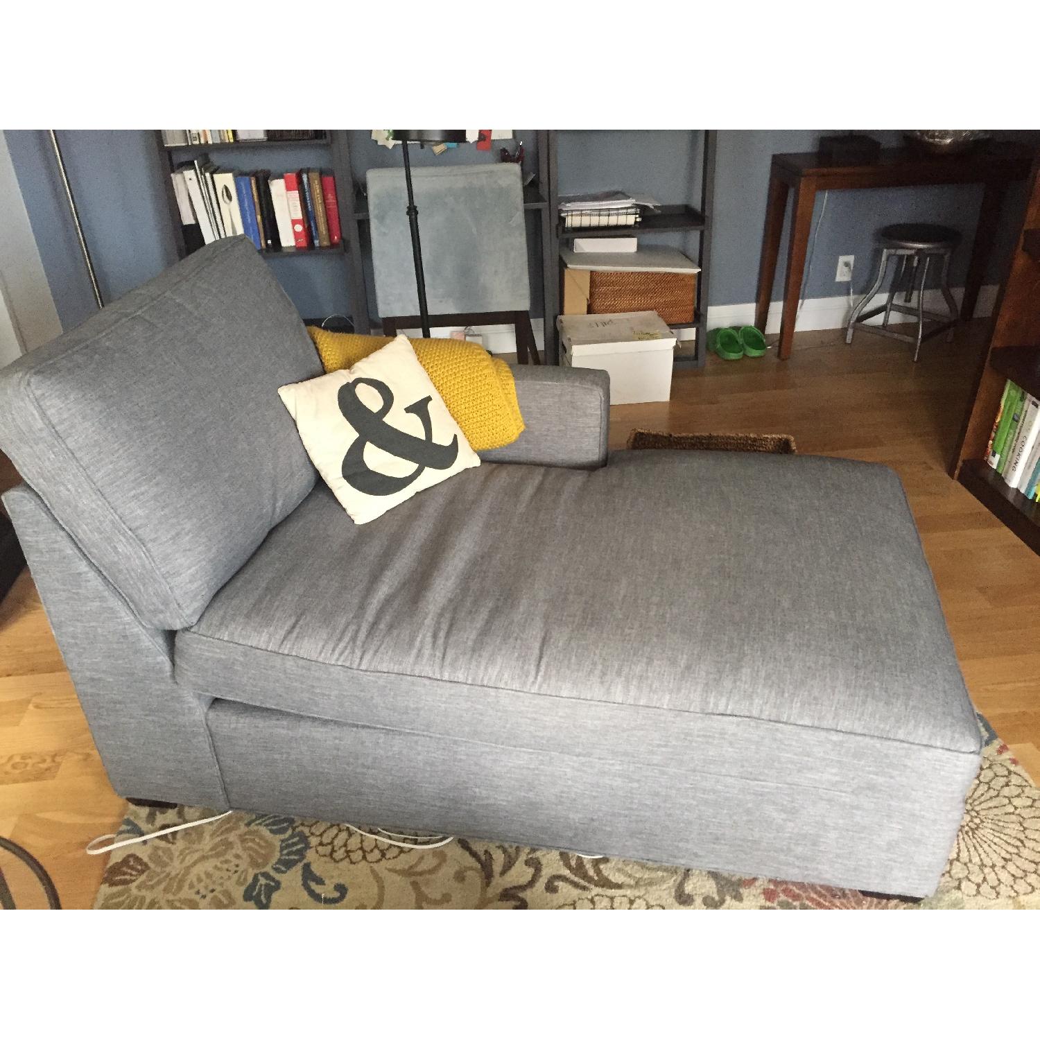 Crate & Barrel Davis Right Arm Chaise - image-2