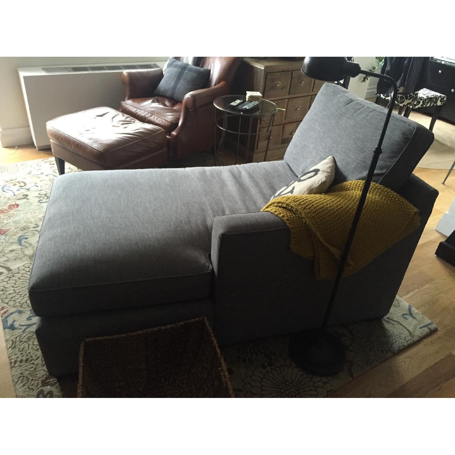 Crate & Barrel Davis Right Arm Chaise - image-3