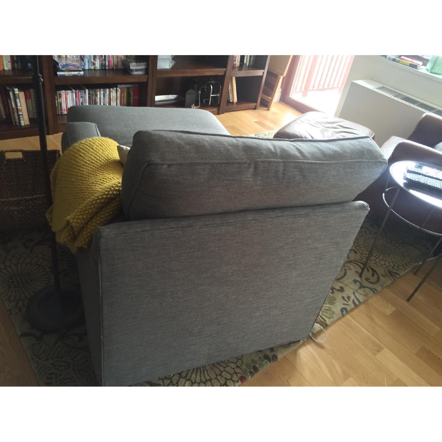 Crate & Barrel Davis Right Arm Chaise - image-4