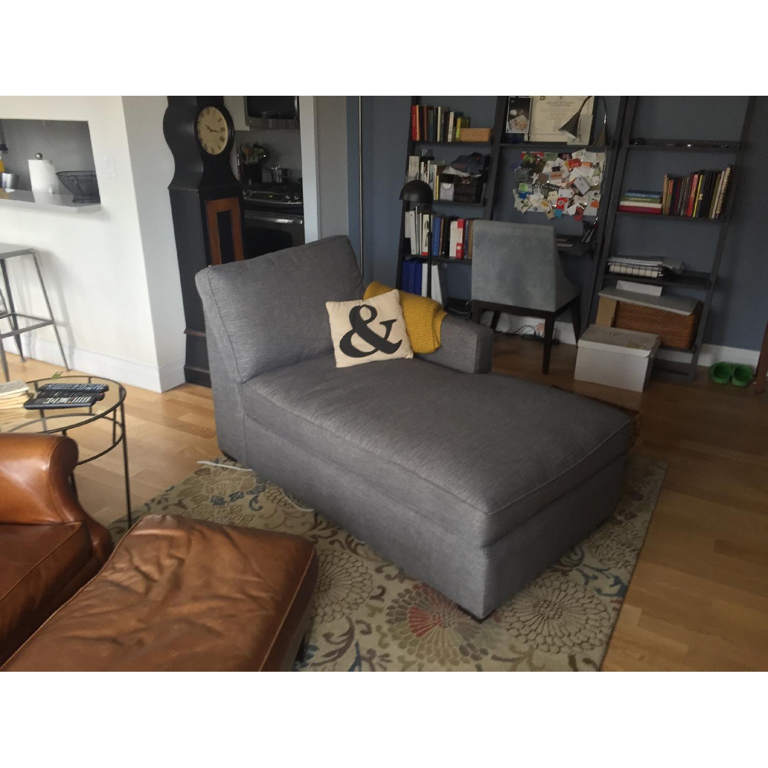 Crate & Barrel Davis Right Arm Chaise - image-5