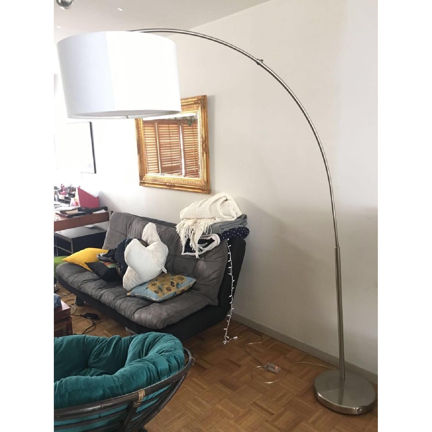 CB2 Arc Floor Lamp AptDeco