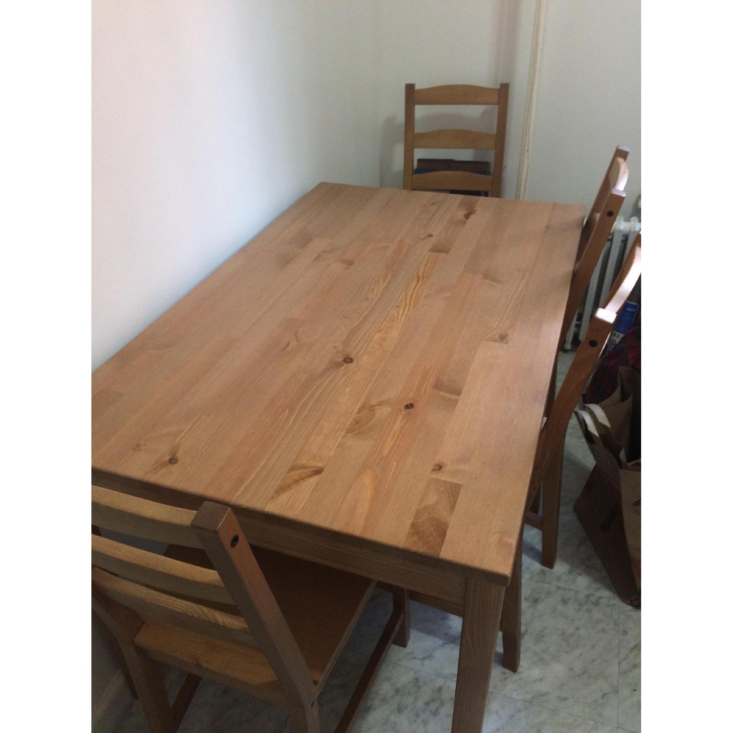 Ikea Jokkmok Kitchen Table w/ 4 Chairs - image-1