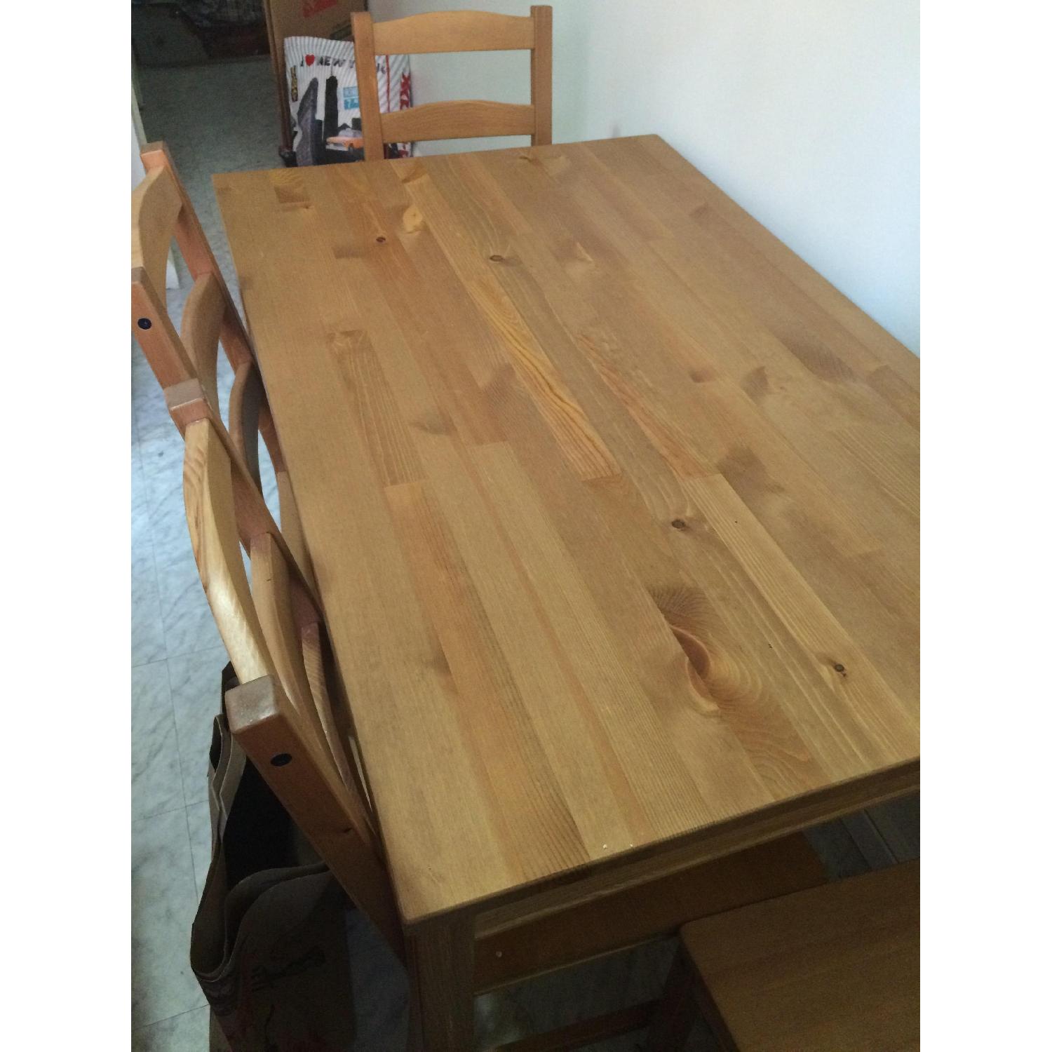 Ikea Jokkmok Kitchen Table w/ 4 Chairs - image-2