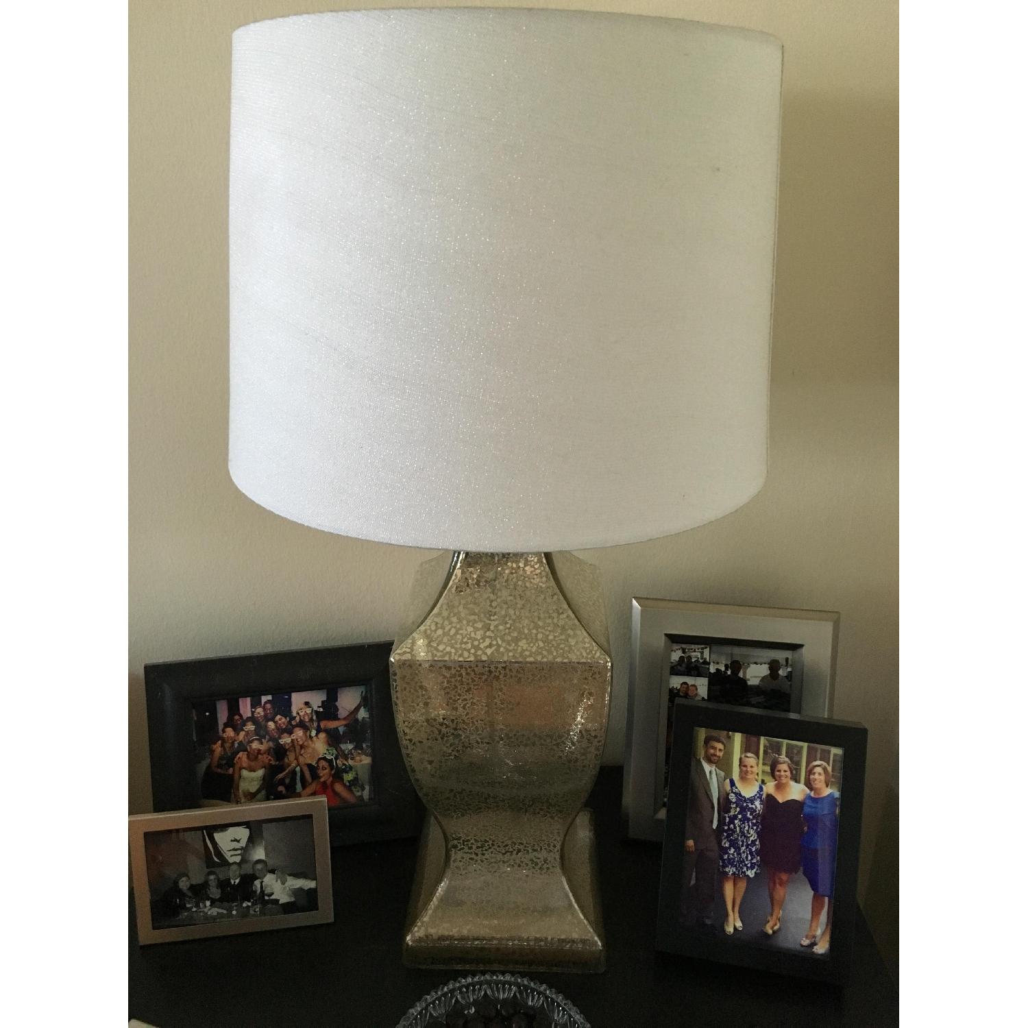 Threshold Lamps w / Shades - Pair - image-1