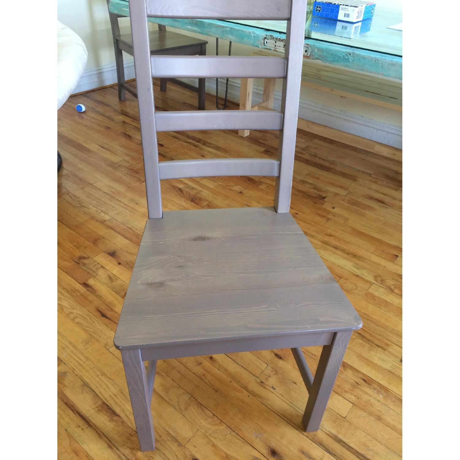 Antique Door Table w/ 4 Chairs - image-5