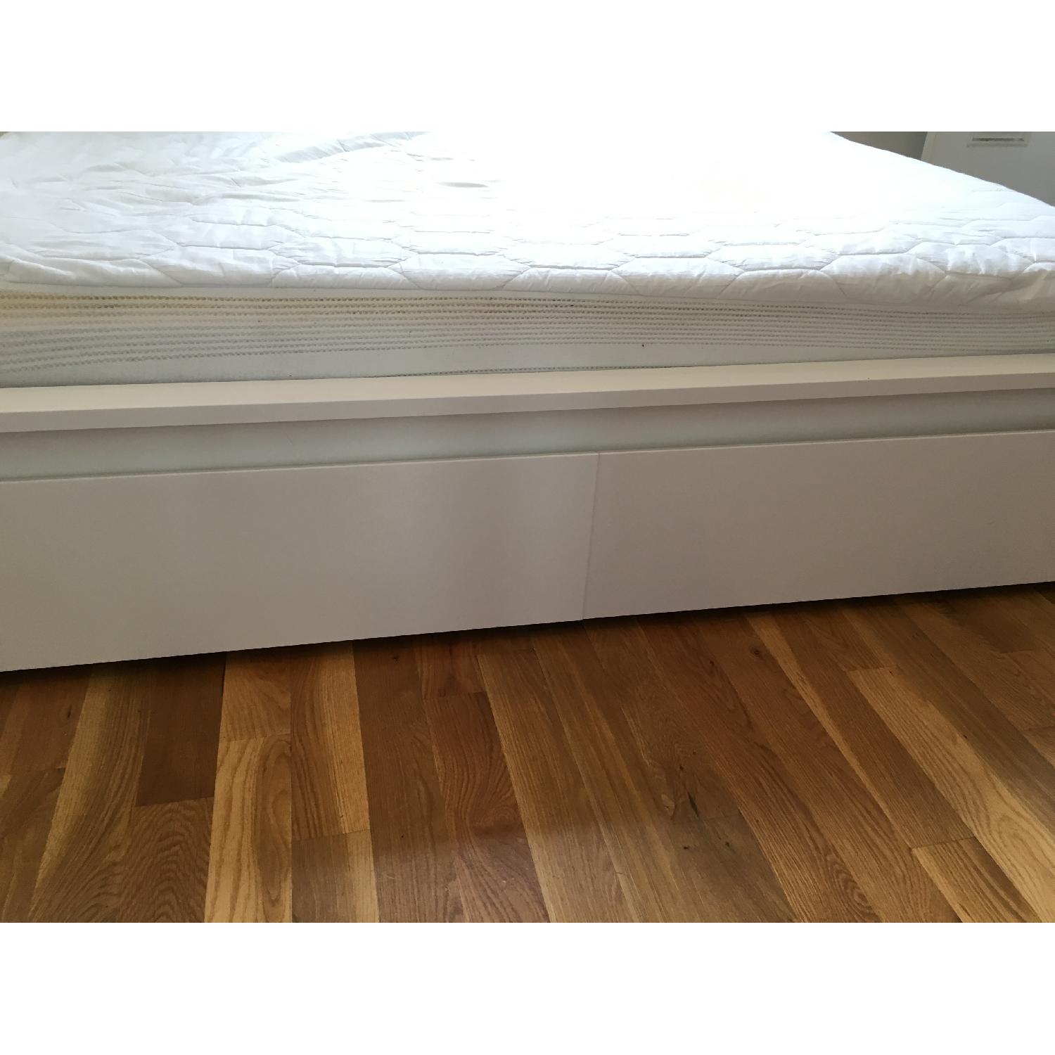 Ikea Malm Full Size Bed Frame w/ 2 Storage Drawers - image-5