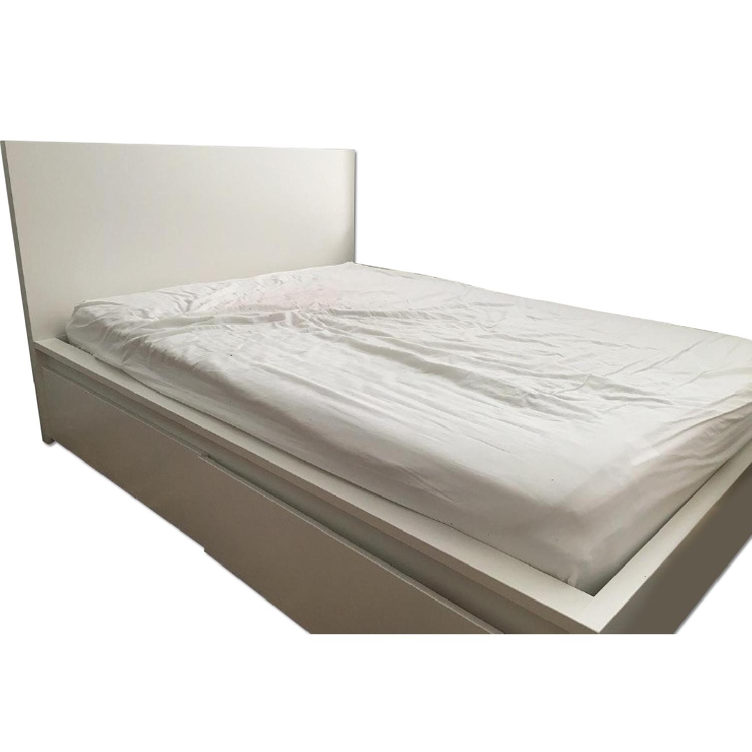 Ikea Malm Full Size Bed Frame w/ 2 Storage Drawers - image-0