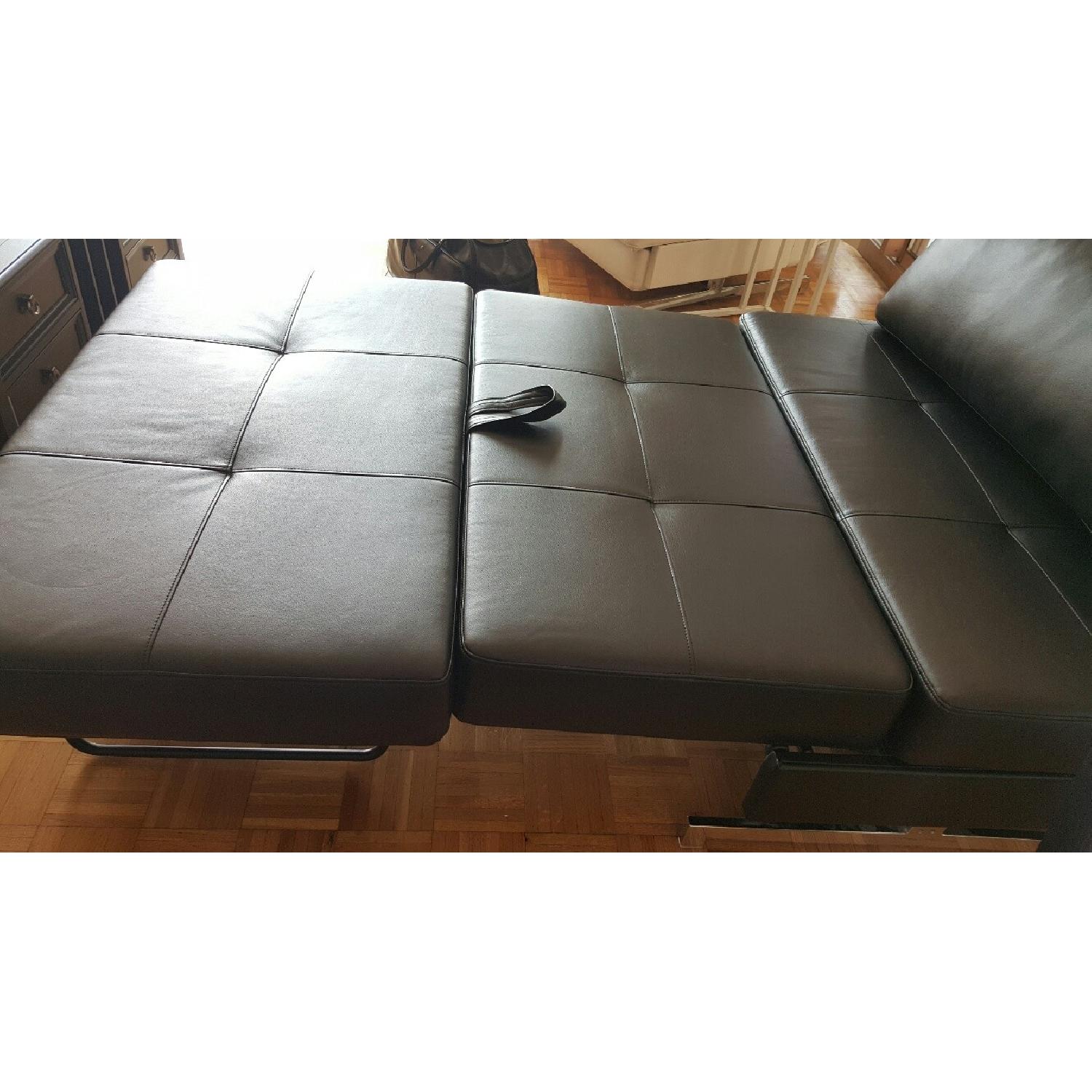 AllModern Modern Black Sofa Bed - image-5