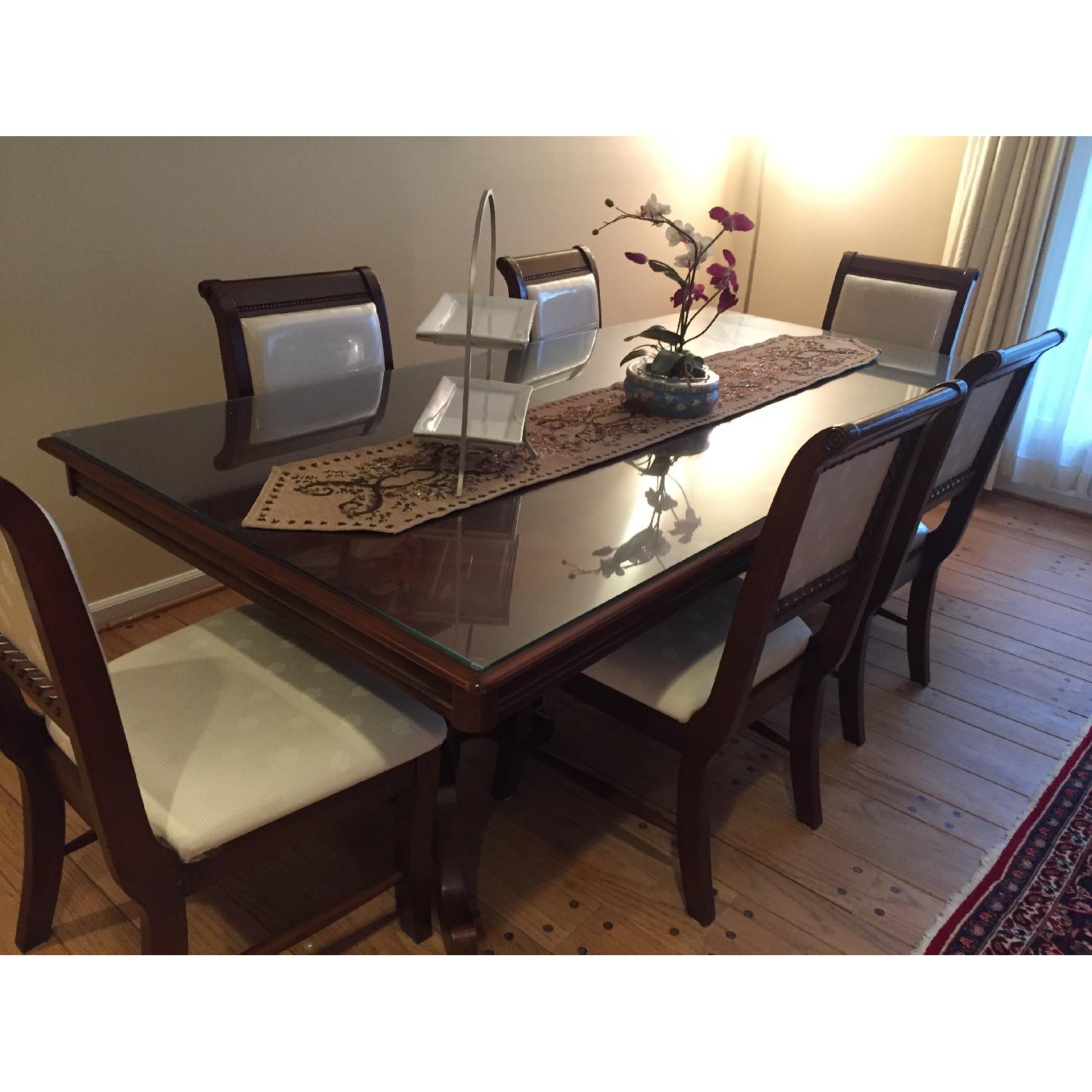 9 Piece Mahogany Dining Set - image-1
