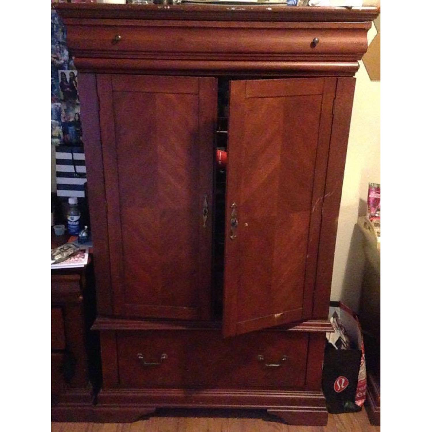 Hardwood Armoire - image-1
