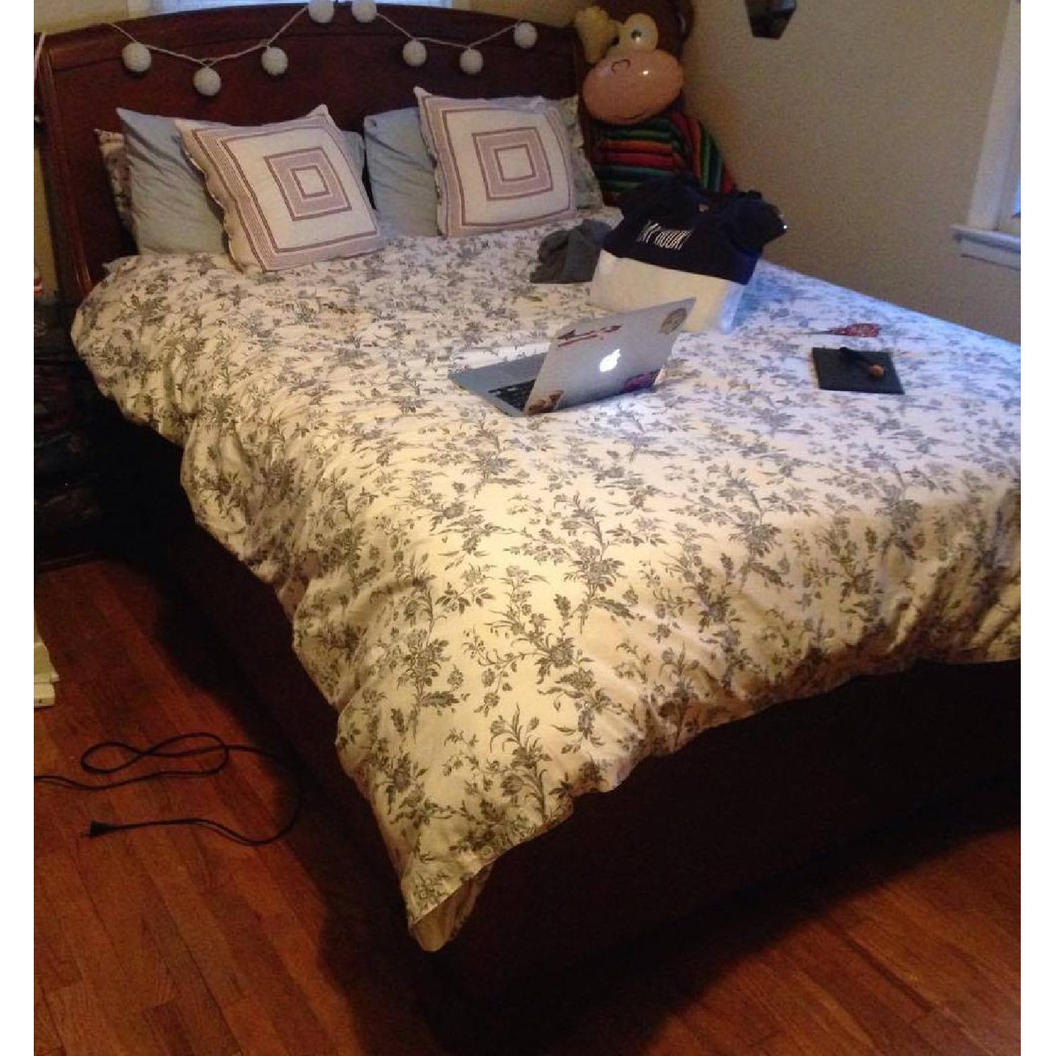 Hardwood Queen Size Bed Frame - image-1
