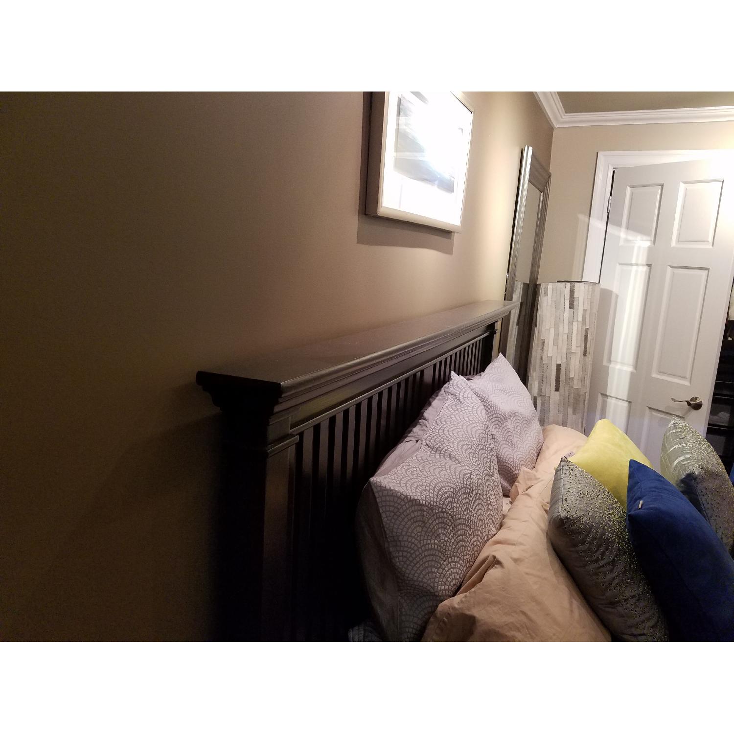 Crate & Barrel Solid Wood Bed Frame - image-5